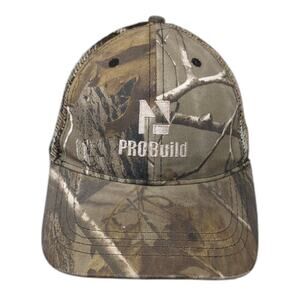 Pro Build Mesh Back Trucker Hat Multicolor One Size Camo Hunting Outdoor